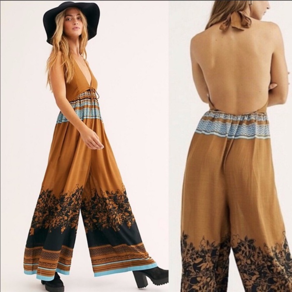 Free People Palm Beach Jumpsuit